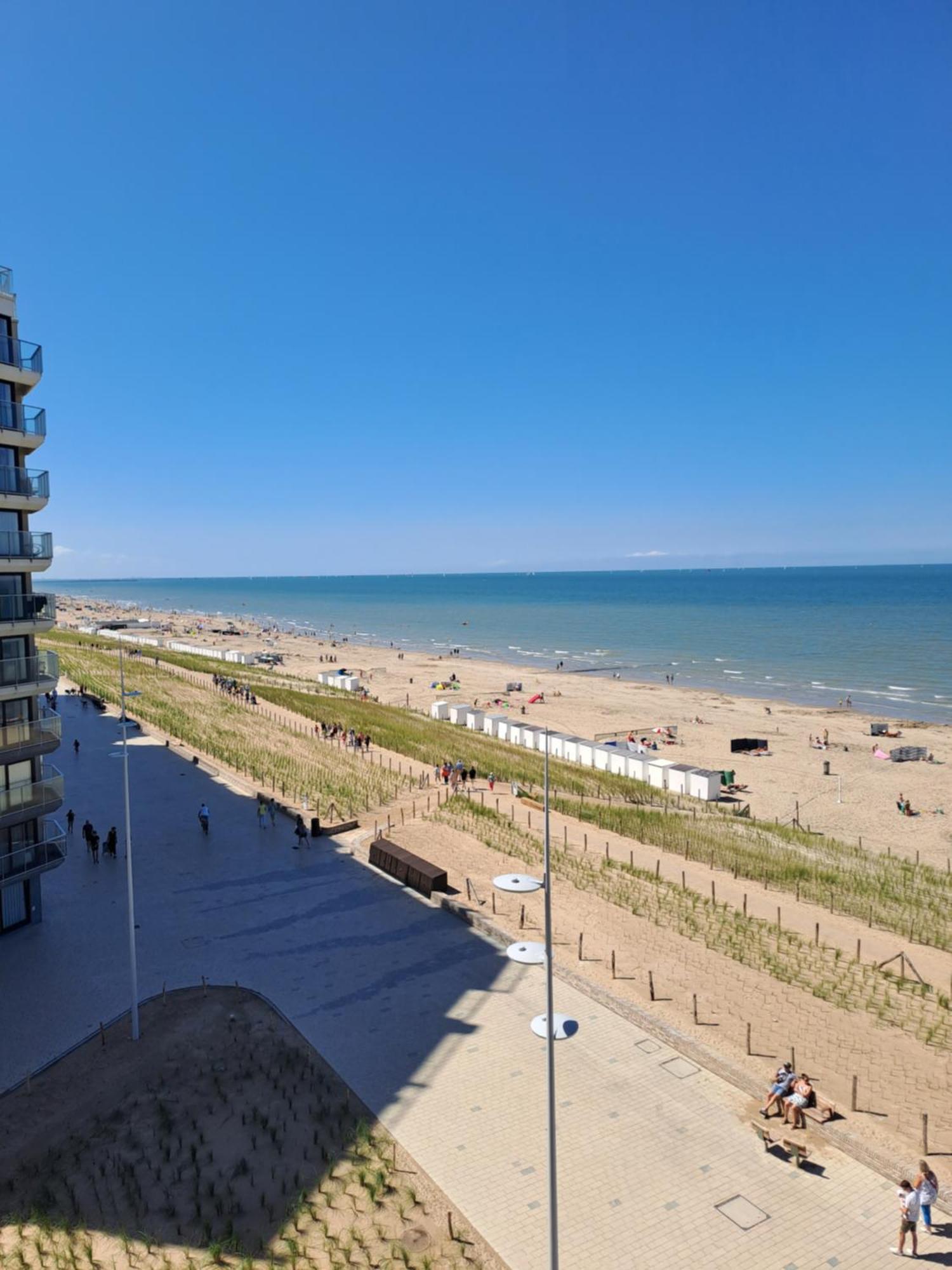 Prachtig Zeezicht Westcorner Daire Middelkerke Dış mekan fotoğraf